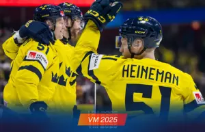 Emil Heineman gjorde sitt första mål för Tre Kronor: 'En fantastisk känsla'